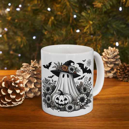 Happy Halloween Ceramic Mug, (11oz, 15oz)