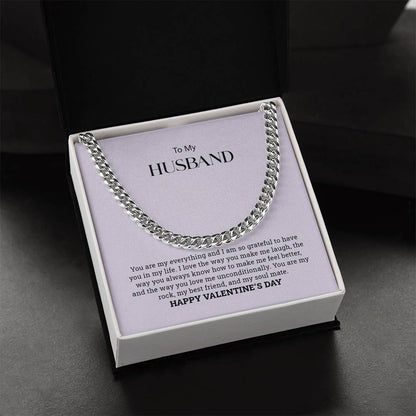 To My Husband | Cuban Link Chain